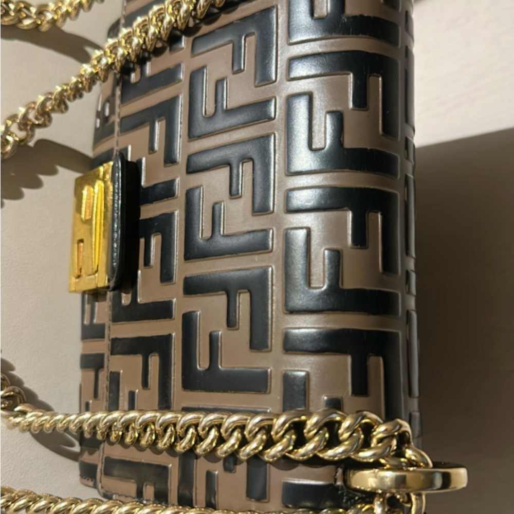 Fendi Kan U Shoulder Bag Zucca Embossed✨ - Picture 8 of 16